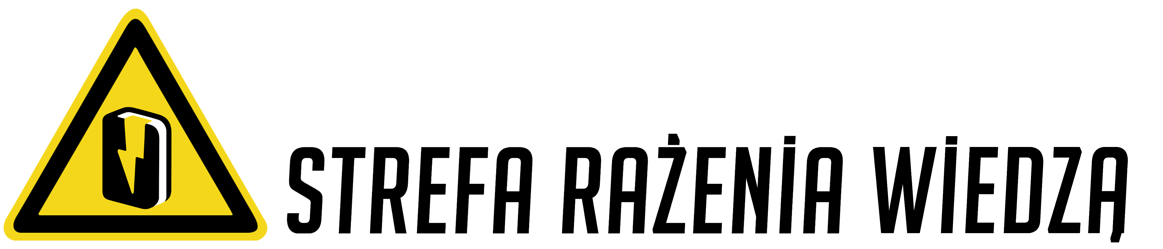 Logo z napisem Strefa rażenia wiedzą